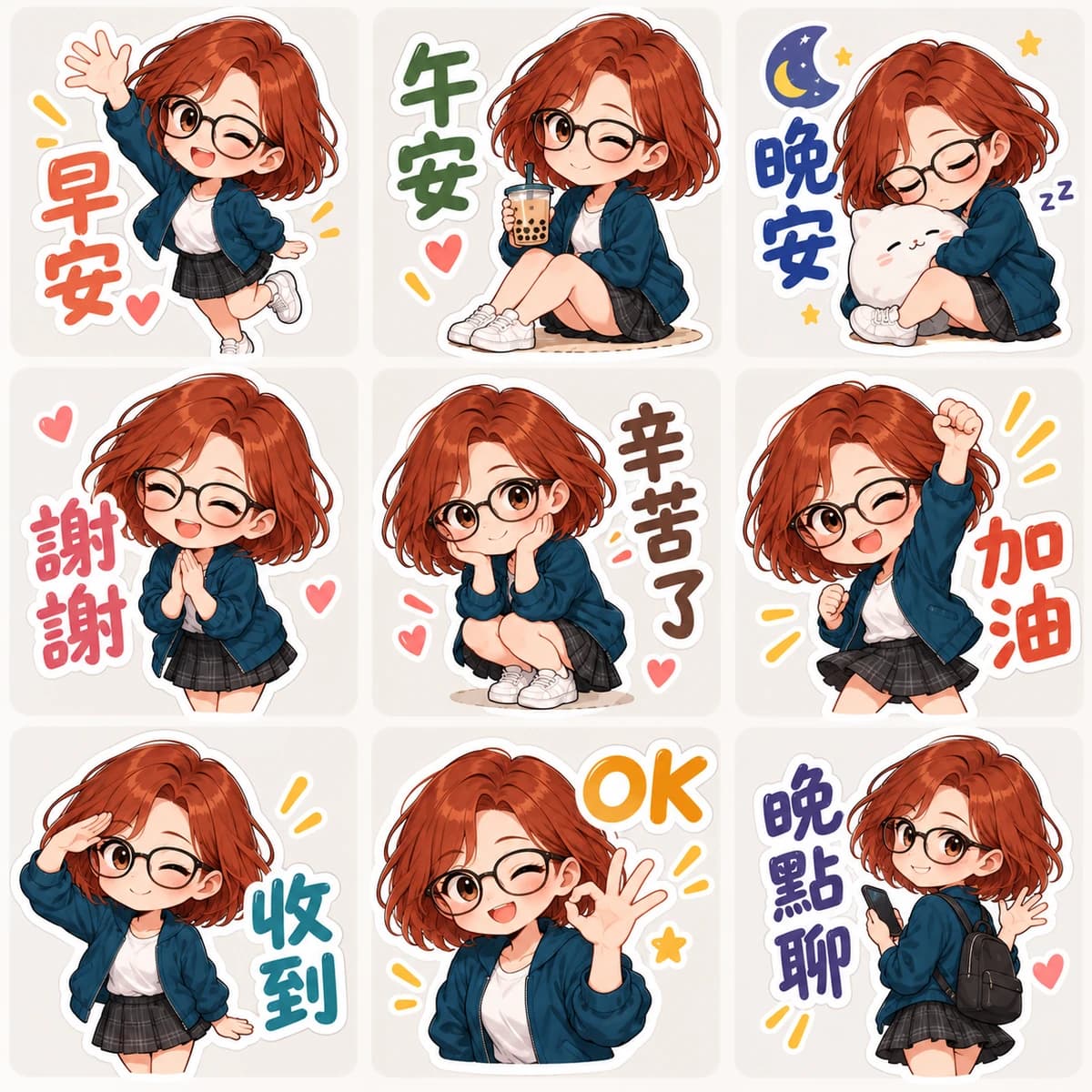 小小步角色與畫風參考